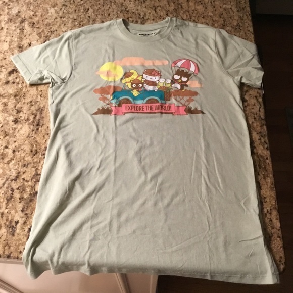 Sanrio Tops - Hello Kitty & friends graphic tee size Medium NWT Explore The World